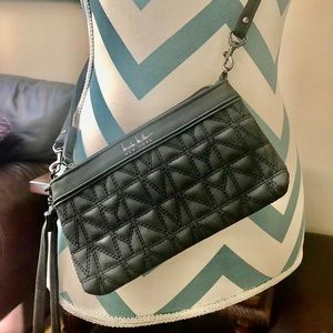 “NICOLE MILLER” 💯% Authentic New York crossbody wallet/wristlet
